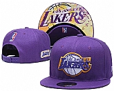 Los Angeles Lakers Team Logo Adjustable Hat YD (12),baseball caps,new era cap wholesale,wholesale hats